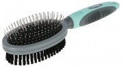 KERBL Ovális duplakefe, 24 cm