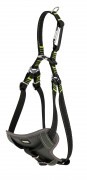 KERBL Biztonsági hám kocsiba fekete, S, 44-55 cm, 20 mm