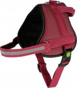 KERBL Maestro 2.0 hám, burgundy, azonosító tubussal, 64-90 cm, 25 mm
