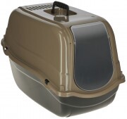 KERBL Emma Eco alomdoboz, fekete/barna, 57x39x41 cm
