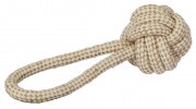 KERBL Csomózott labda kötéllel, 21 cm