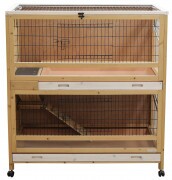 KERBL Deluxe beltéri kisállatketrec, 115x60x118 cm