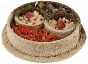 KERBL NativeSnacks zöldségestál, 15 cm