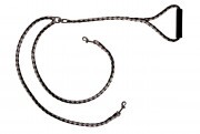 KERBL Dupla póráz, 12mmx140 cm, fekete