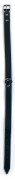 KERBL Mexica bőr nyakörv, fekete, 20-23cm, 10mm