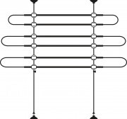 KERBL Autó védőrács sz:85-140 cm m:75-110 cm