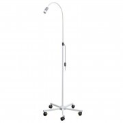 Luxamed vizsgálólámpa (LED, 5-ágú görgős talp, sterilizálható mozgatókar) fehér