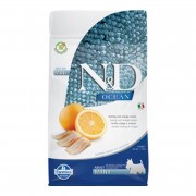 N&D Dog Ocean hering & narancs adult mini 800g