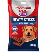 Premium Dog Plus Jutalomfalat Meaty Stick Beef 200g