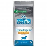 Vet Life Natural Diet Dog Hipo Fish & potato 12kg