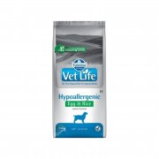 Vet Life Natural Diet Dog Hipo Egg & rice 12kg