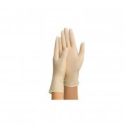 Kesztyű Eh Latex púdermentes L-es méret fehér 5,7g Maxter 100 db