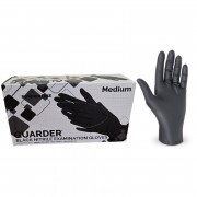 Kesztyű Eh Nitril púdermentes XL-es méret fekete 3,6g Guarder 100 db