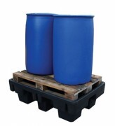 Jonesco Eurosump 2 hordós kármentő, fekete (rács nélkül)