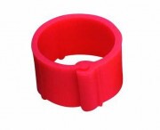 Baromfi jelőlőgyűrű 12 mm piros 25 db