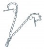 KERBL Kikötőlánc kétszárú , karabinerrel 70 cm -es  6mm KR12505
