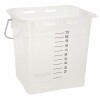 KERBL Etető, fehér átlátszó, 13 l, skálázva KR14284