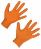 KERBL X-Grip nitrile egyszer használatos kesztyű, narancs, 0,13 mm, 50 db/cs 7,5-8 KR153057