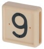 KERBL Lábjelölőszám, 10 db/cs, 9 fehér KR208429