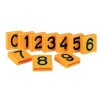 KERBL Nyakcsat Szám Sárga 1 KR208851