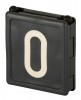 KERBL DUO jelölőszám, 0, fekete, 6 db/cs KR209420