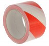 KERBL Figyelmeztető ragasztószalag, piros-fehér, 66m x 60 mm KR291341