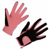 KERBL Lilli Starlight gyermek lovaglókesztyű, fekete/pink, L KR3210555