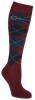 KERBL Brescia lovagló zokni, merlot/szürke, 40-42 KR3226320