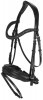 KERBL Swedish svédorrszíjas kantár, fekete, Cob KR3230200