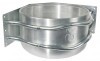 KERBL Alumínium kerek etetővályú, sarok konzol 37x37x24 cm KR32496
