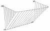 KERBL Szimpla széna rács, 40 mm rácstávolság KR32705
