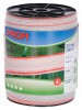KERBL Villanypásztor Szalag profi 200m/20mm Fehér/Piros 6x0,3 KR59501
