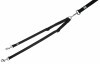 KERBL Miami duplapóráz, fekete, 20mm x 40-70 cm KR80222
