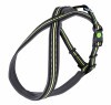 KERBL Xenos fényvisszaverő kutyahám, fekete/neon sárga, 30-40 cm, 15 mm KR80234