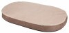 KERBL Matrac memory habszivaccsal, ovális, 120x72x8 cm, szürke/bézs KR80334