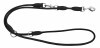 KERBL Róma vezetőpóráz, bőr, 200 cm, 8 mm, fekete KR81097