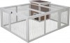 KERBL Kültéri ketrec beépített búvóhellyel 132 x 102 x 59 cm KR81756