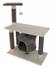 KERBL Jade Darklight macskafa, 70x35x96 cm, fehér/szürke KR84460