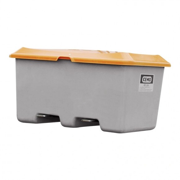 Aláfogható GRP négyszögletű tároló 400 l, szürke