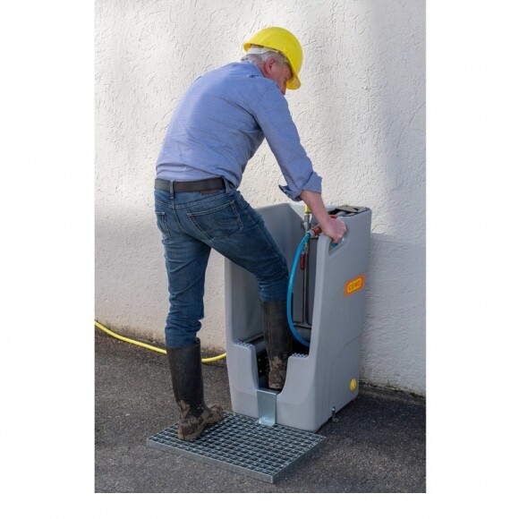 Premium csizmamosó gyűjtőtálcával