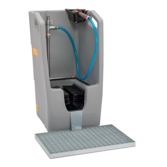 Premium csizmamosó gyűjtőtálcával