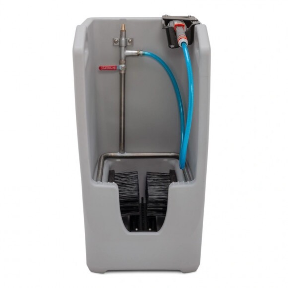 Premium csizmamosó gyűjtőtálcával