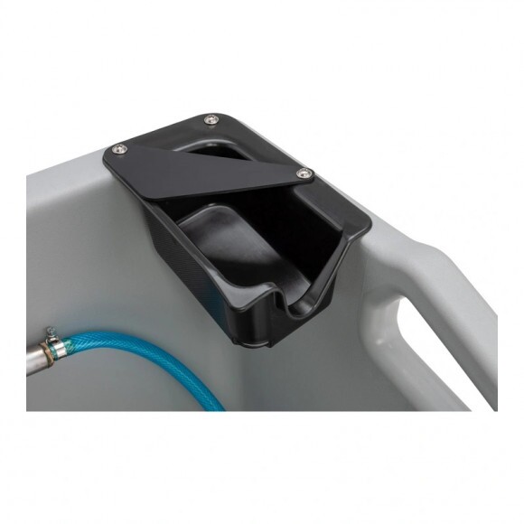 Premium csizmamosó gyűjtőtálcával