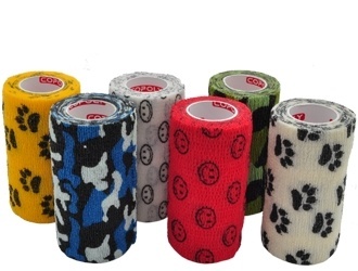 Copoly Öntapadós Rugalmas Pólya 10cm Fekete-Sárga Tappancs 4,57m