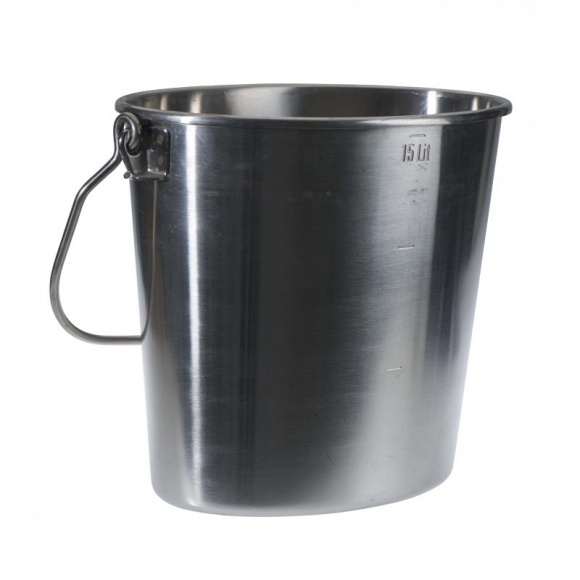 Mustad vödör Stainless steel 12 ltr