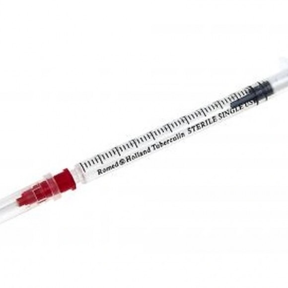 Fecskendő Eh 1ml Tuberculin 3 Részes gumidugós