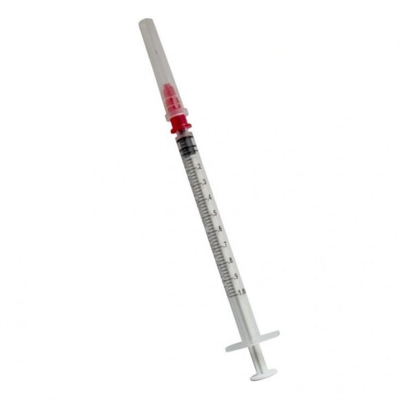 Fecskendő Eh 1ml Tuberculin 3 Részes gumidugós