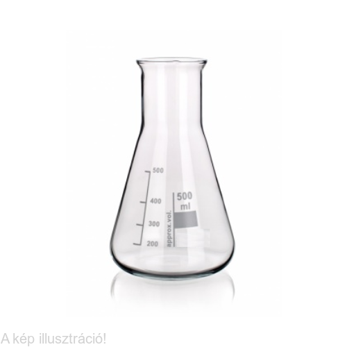Erlenmeyer Lombik Bő Nyakú 300ml