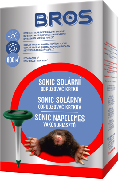 Bros Vakondriasztó Napelemes SONIC