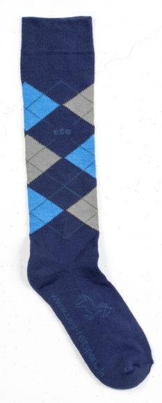 USG Original Sockies lovaglózokni, sötétkék/világos kék, 29-35